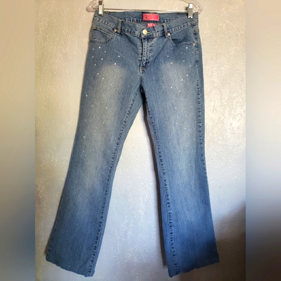 Soho Babe Junior's Demin Blue Jeans Size 9 - Picture 1 of 11